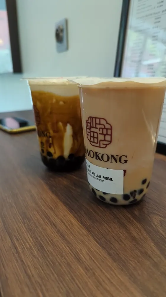 Brown Sugar and Milk Black Tea Bubble Tea